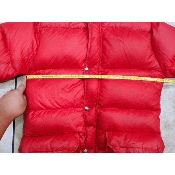 Vintage 70s North Face Jacket Mens Sz XS Brown Label Talon Puffer Goose Down - Picture 8 of 9